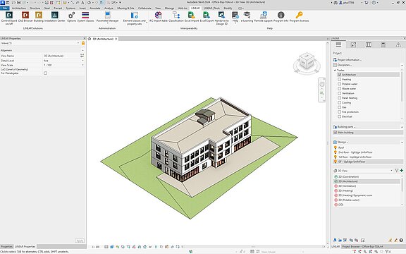 New LINEAR UI for Revit