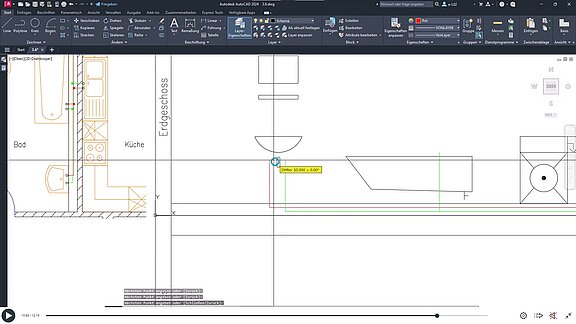 LINEAR E-Learning AutoCAD - Trinkwasserschema