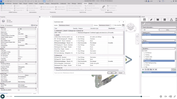 Create your own classifications with LINEAR for Autodesk Revit 