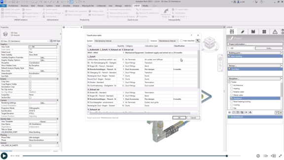 Maak je eigen classificaties met LINEAR voor Autodesk Revit 