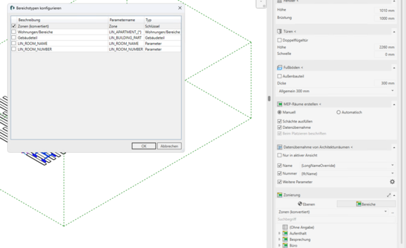 Zonen | LINEAR & Revit