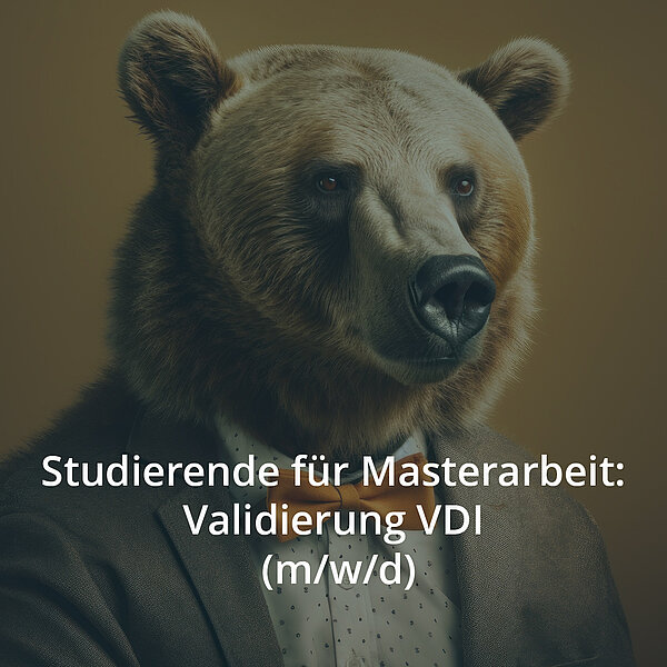 Studierende für Masterarbeit: Validierung VDI (m/w/d)