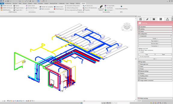 Construction design in AutoCAD based on a Revit model 2