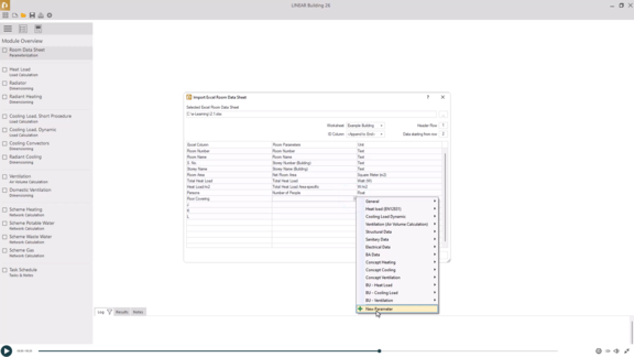 E-Learning: Importing Buildings from Excel Room Data Sheet