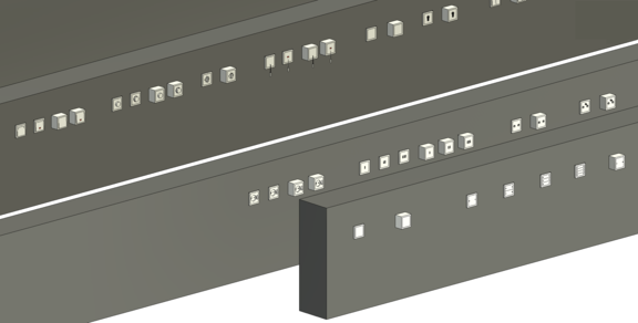 26 nieuwe elektrotechnische families en aansluitingen voor het ontwerpen van installatiebuizen
