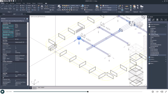 E-Learning: Basics of using LINEAR Solutions for AutoCAD - LINEAR Features