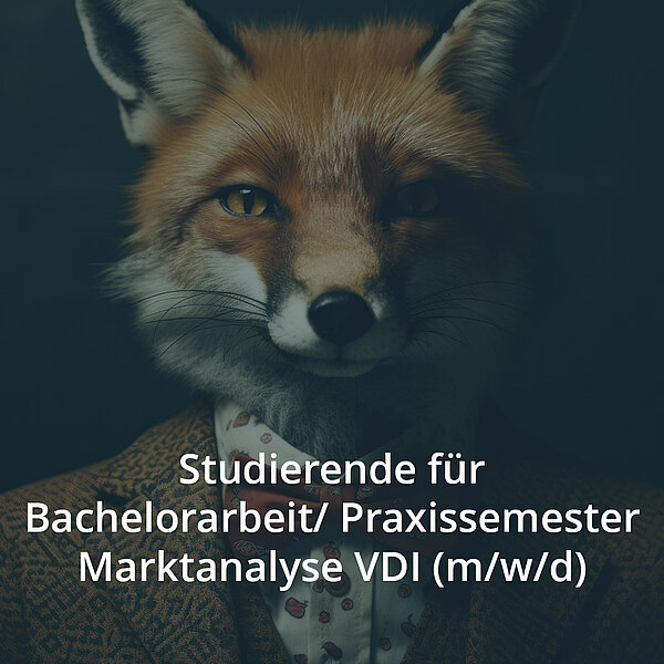 Studierende für Bachelorarbeit/ Praxissemester Marktanalyse VDI (m/w/d)