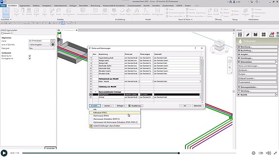 Trinkwasserberechnung_Revit_Rohre_Daemmung