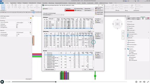 Gemeinsamkeiten der LINEAR Analyse Module - Berechnungsdialog 