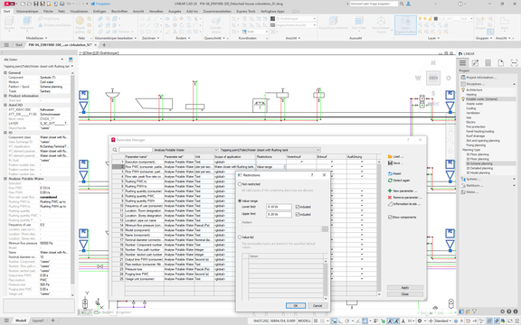 AutoCAD Parameter Manager by LINEAR 3