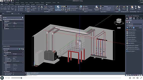 3D-Rohrleitungsbau - Rohrleitungsführung