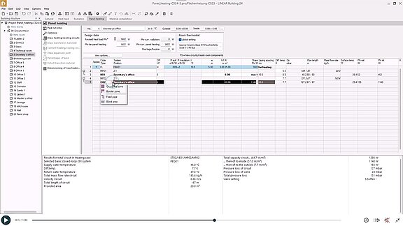 LINEAR E-Learning: Panel heating - detailed dimensioning