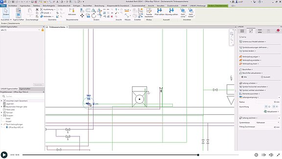 Schema Revit Anpassungen Leitungen