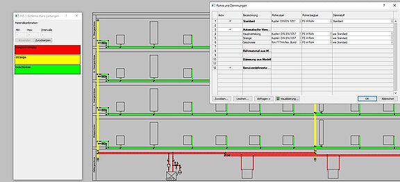 Verortung unterschiedlicher Rohrhersteller - LINEAR Solutions