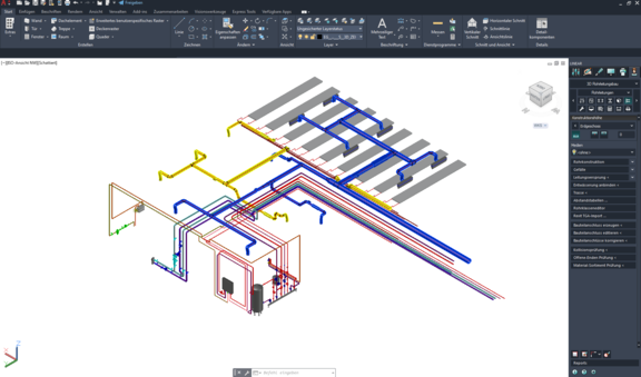 Montageplanung in AutoCAD auf Basis eines Revit-Modells 3