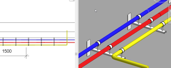 Various types of fixing are possible. Here the e.g. as wall fixation.   