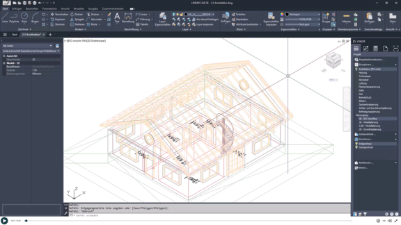 Synchronisation mit CAD-Programm