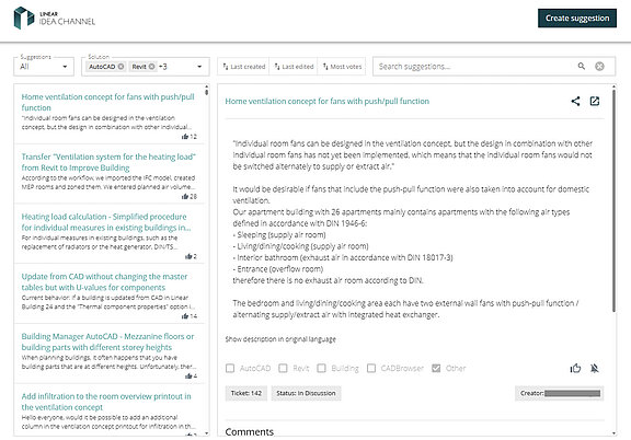 Figure 1: Illustration of the search filter and the filtered search suggestions