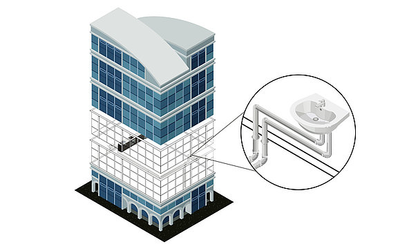 Rohrnetzkonstruktion Revit  