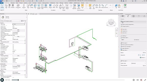 Schemaontwerp met LINEAR in Revit - Van 3D naar schema