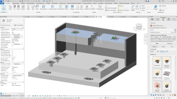 LINEAR Whats NEW V25 – Neutrale Familien Revit – Dachentwässerungssysteme  