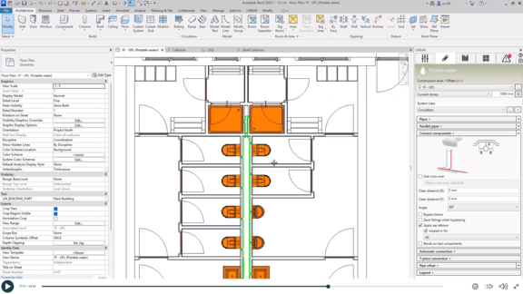 Potable Water construction Autodesk Revit