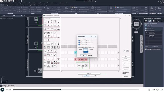 LIENAR E-Learning - Schemagenerator AutoCAD - Stränge und Kellerverteilung