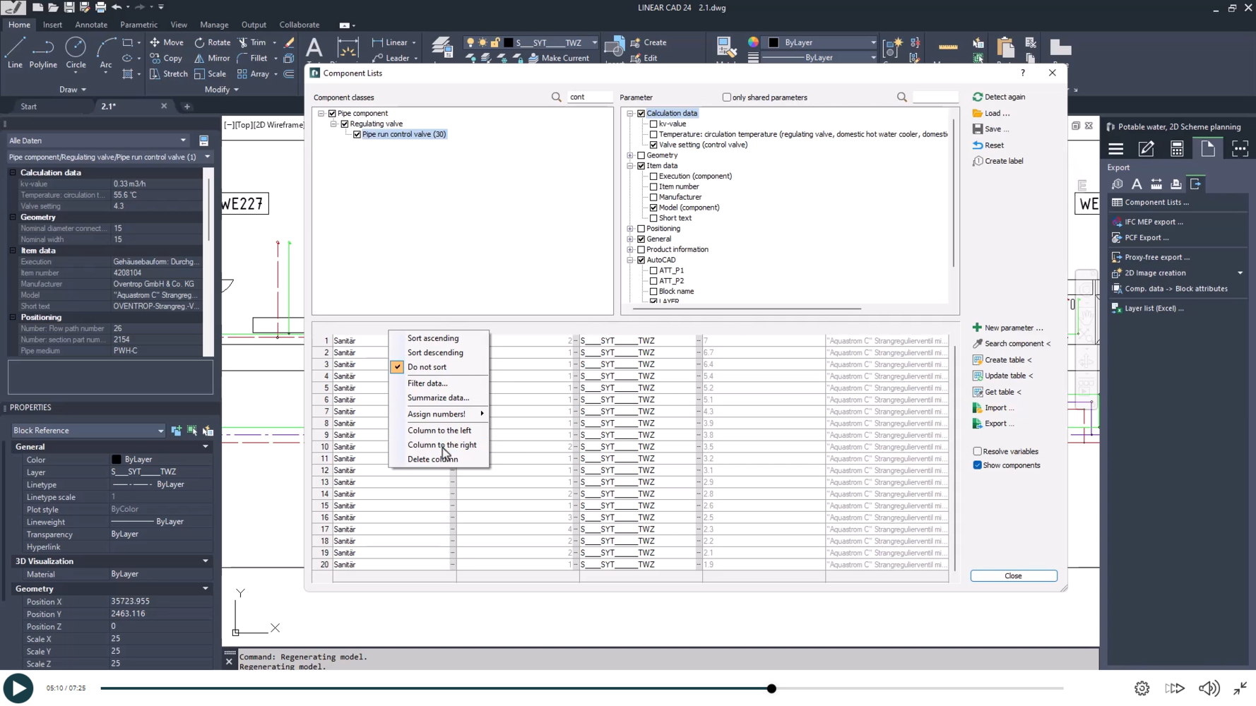 Neu im E-Learning: Volle Datenkontrolle mit den LINEAR Bauteillisten ...