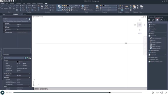 E-Learning: Basics of using LINEAR Solutions for AutoCAD - Calculation tab