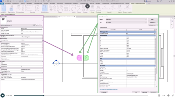 E-Learning - Revit als Datenbank - Typeigenschaften