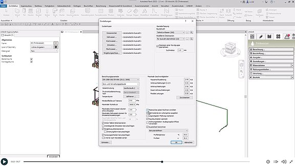 Trinkwasserberechnung_Revit_Einstellungen