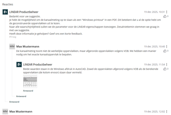 Afbeelding 1: Screenshot van het dialoogvenster ‘Opmerkingen’