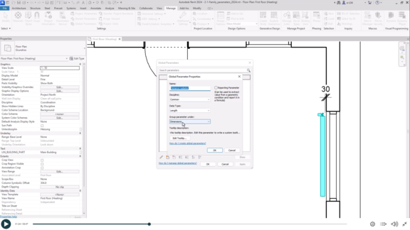 Revit - Global properties