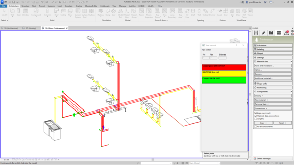 Multiple Pipe systems in the calculation