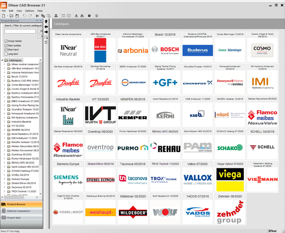 LINEAR CAD Browser
