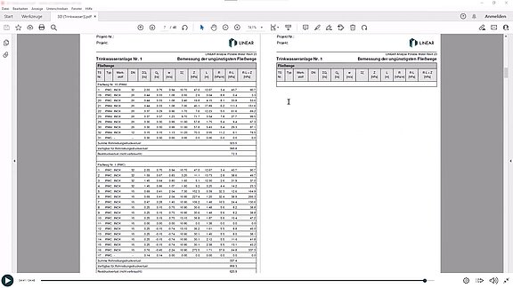 Trinkwasserberechnung_Revit_Ergebnissausdruck