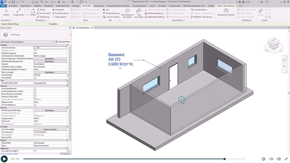 E-Learning Linear - Revit als Datenbank - Beschrifter